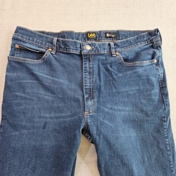 Lee Jeans Men's 42x36 Classic Fit Straight Leg 2006840 Sgene Stretch Fit EUC - Picture 8 of 14